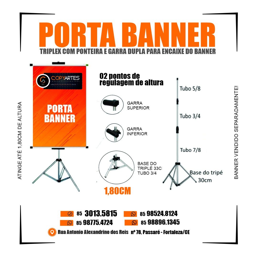 Porta Banner Tripl